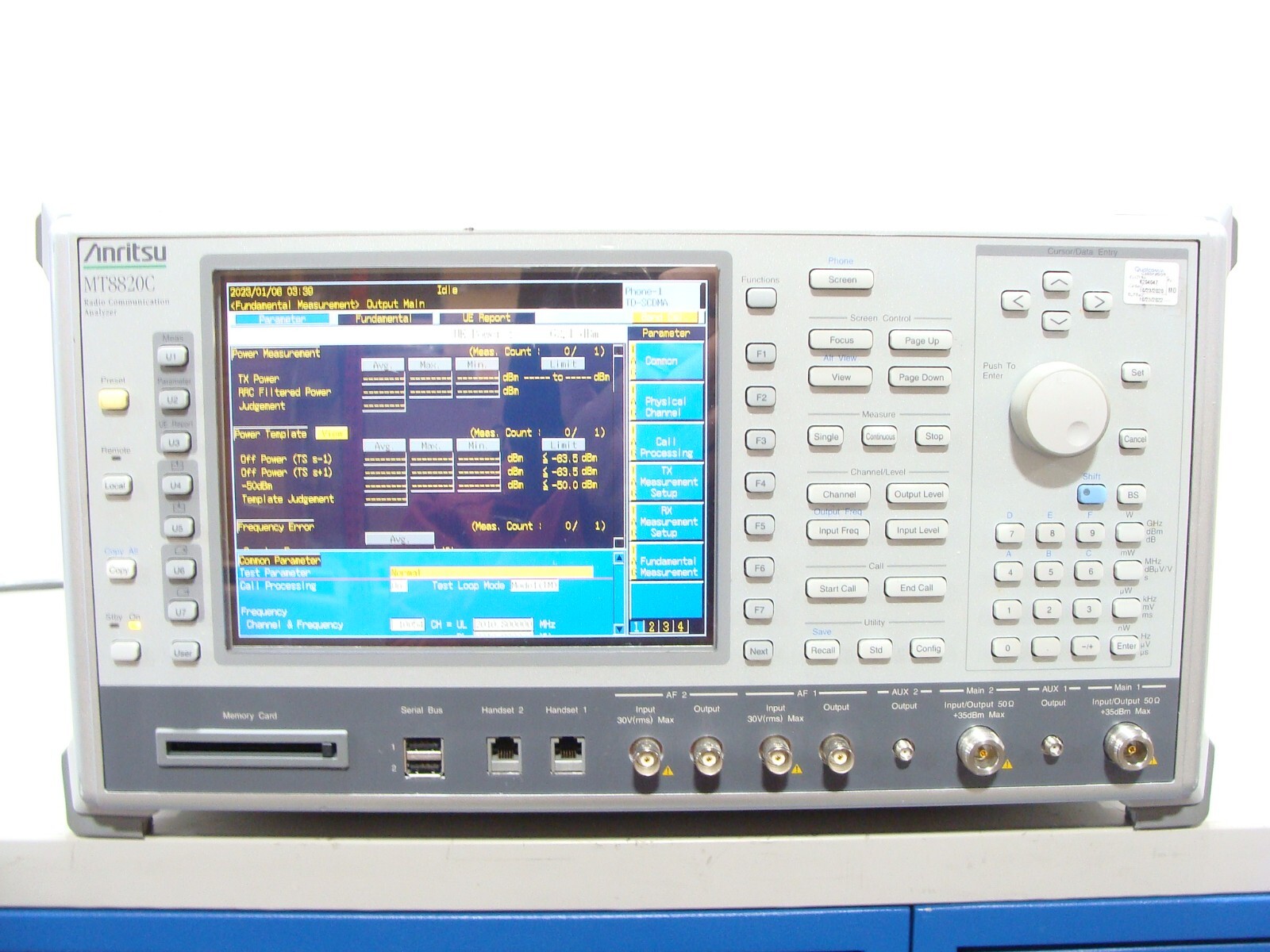 Anritsu MT8820C Radio Communication Analyzer W/ LTE FDD / TDD Spectrum Monitor 2