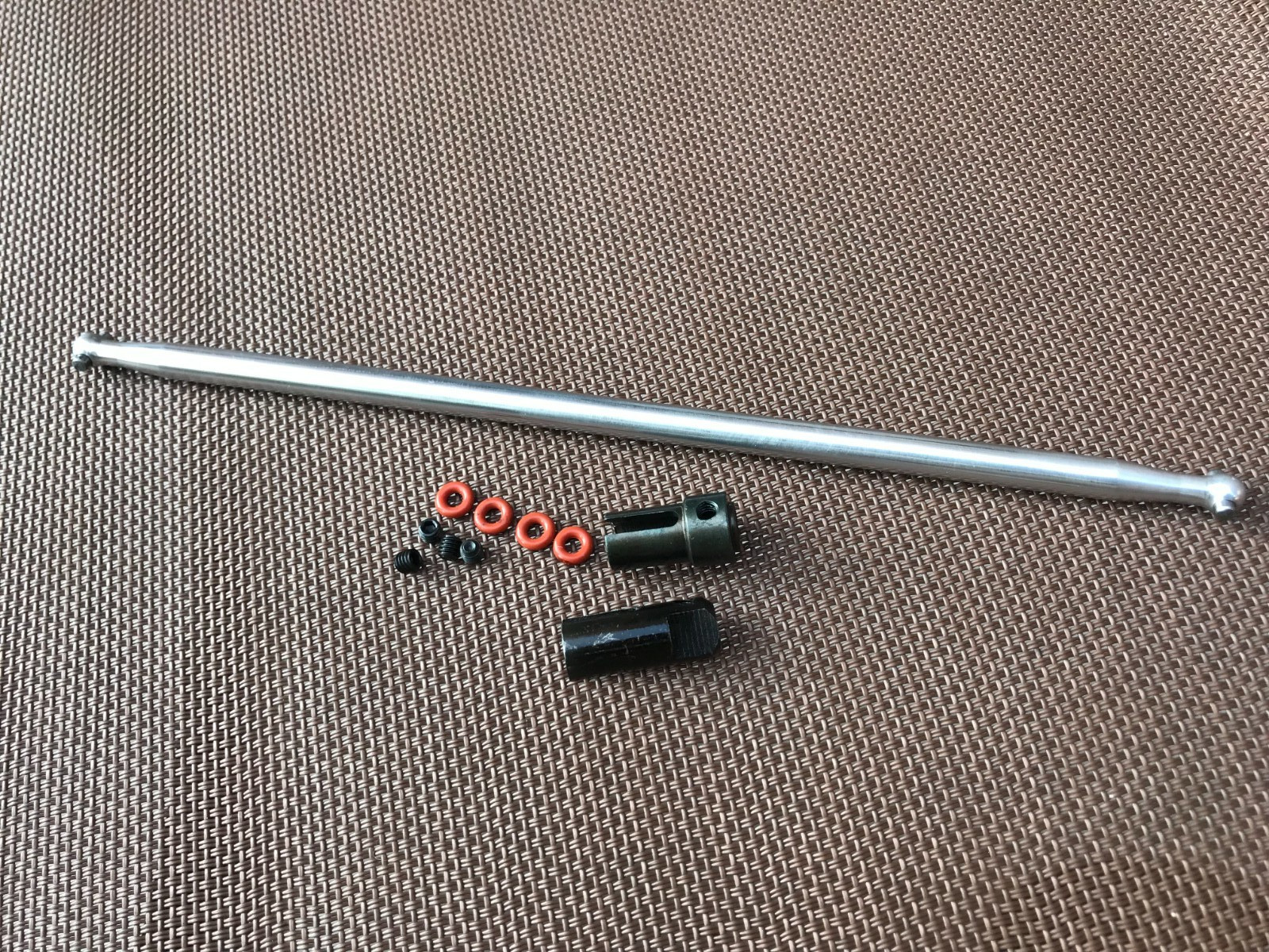 Aluminum Center Drive Shaft DriveShaft CVD for Traxxas Jato 4X4 BL-2s Silver