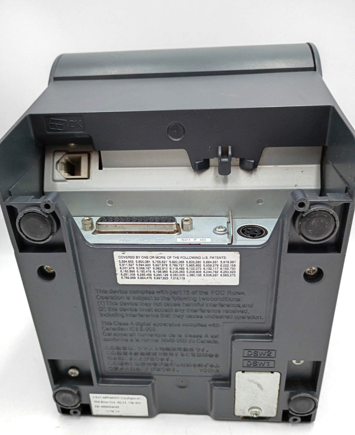 Epson TM-T88V M244A Thermal POS Receipt Printer USB/Serial W Power Cable TESTED