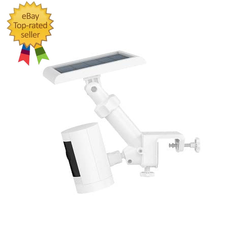 Gutter Mount for Cameras and Solar Panels - White