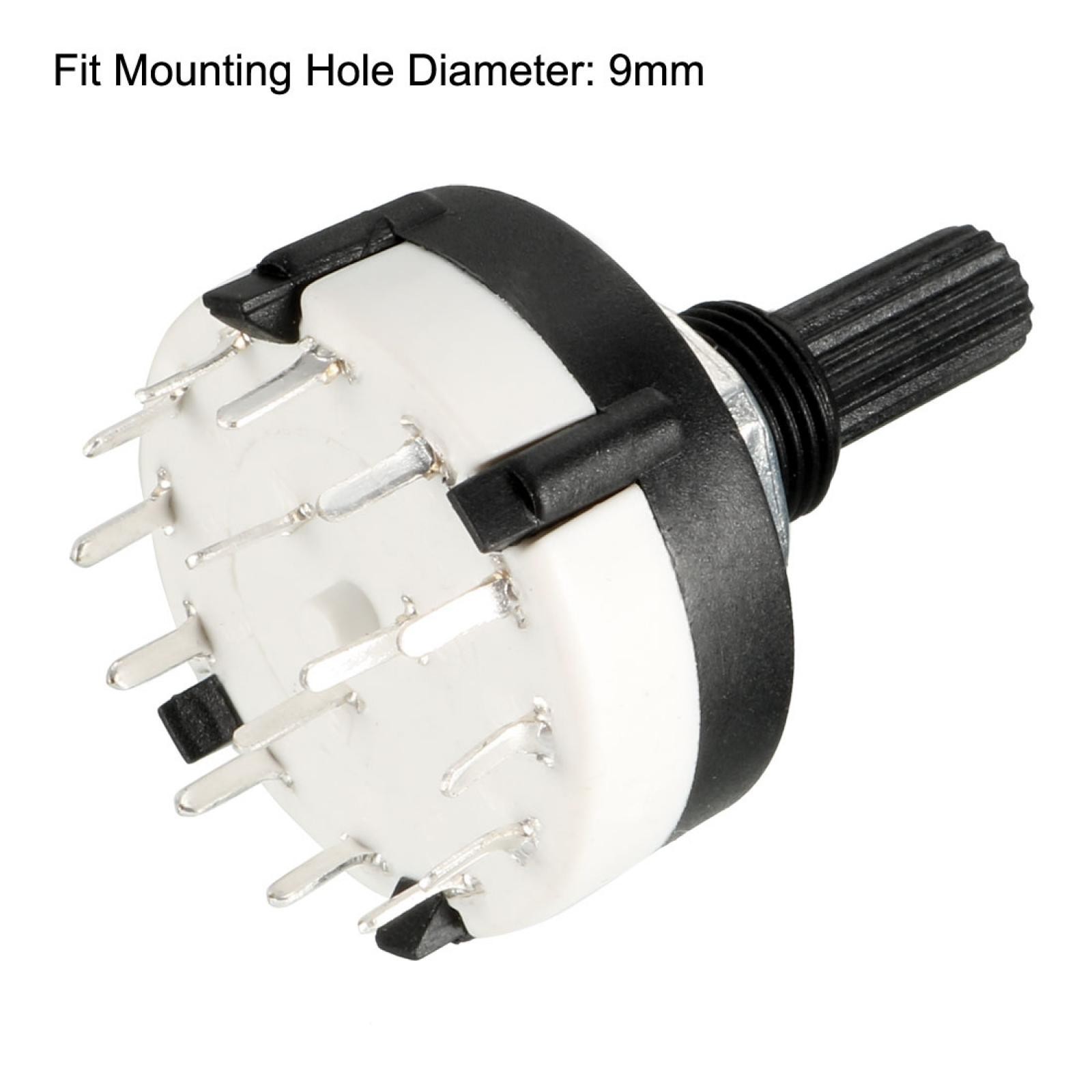 3P4T 3Pole 4Position Single Deck Band Selector Rotary Switch