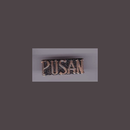 PUSAN + a custom promo pin