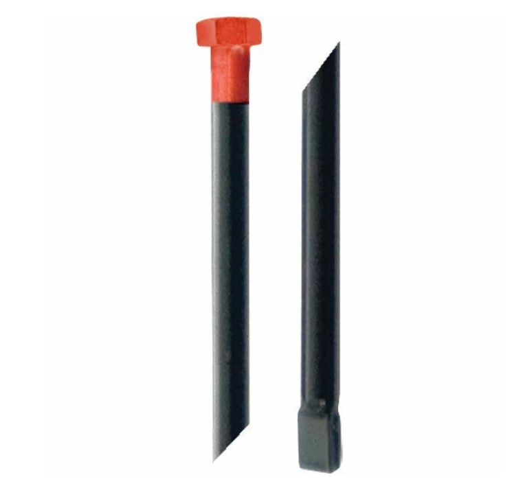 ASCOT 96091 SPARE TIRE REMOVAL TOOL WITH FLAT HEAD RED GM BLAZER