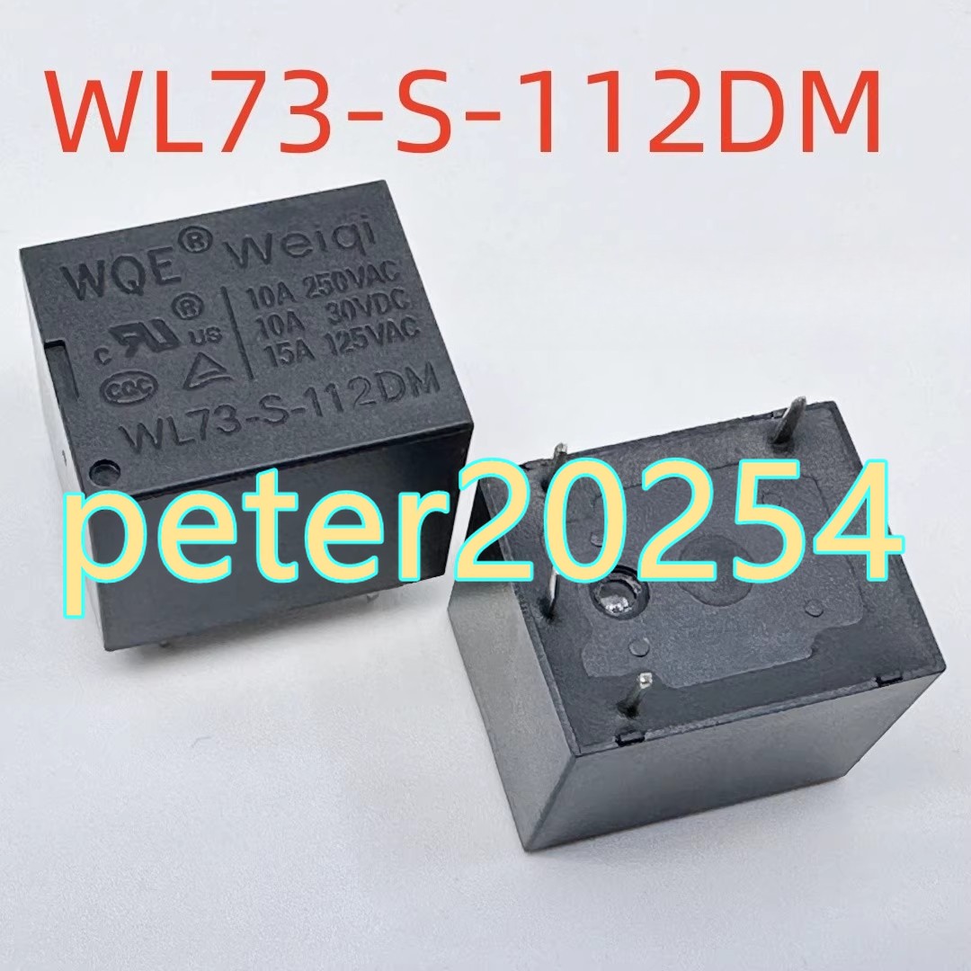 5PC New  WL73-S-112DM 4-pin Relay #TT
