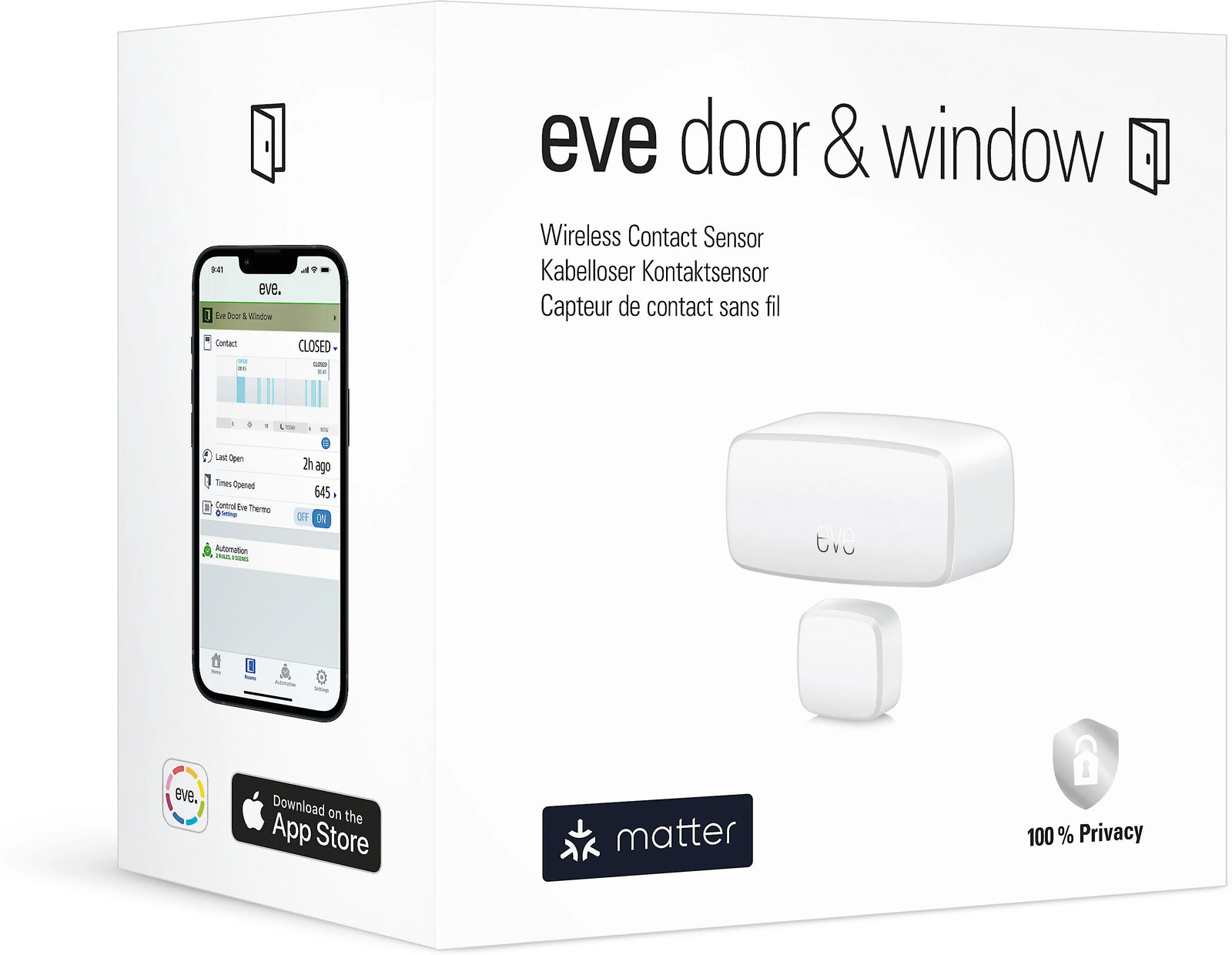 Eve Door & Window (Matter)