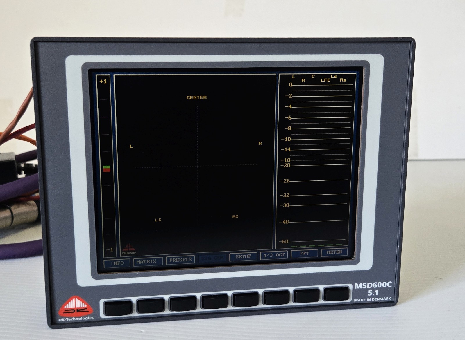 DK Audio MSD600C 5.1 Surround Sound Meter