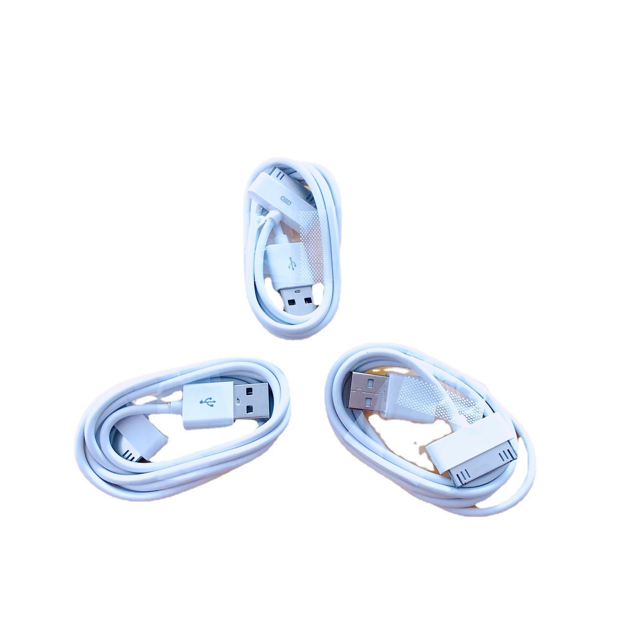 3PCS-30Pin 1M Wide Port Charging & Data Cable Compatible for iPhone 4/4S