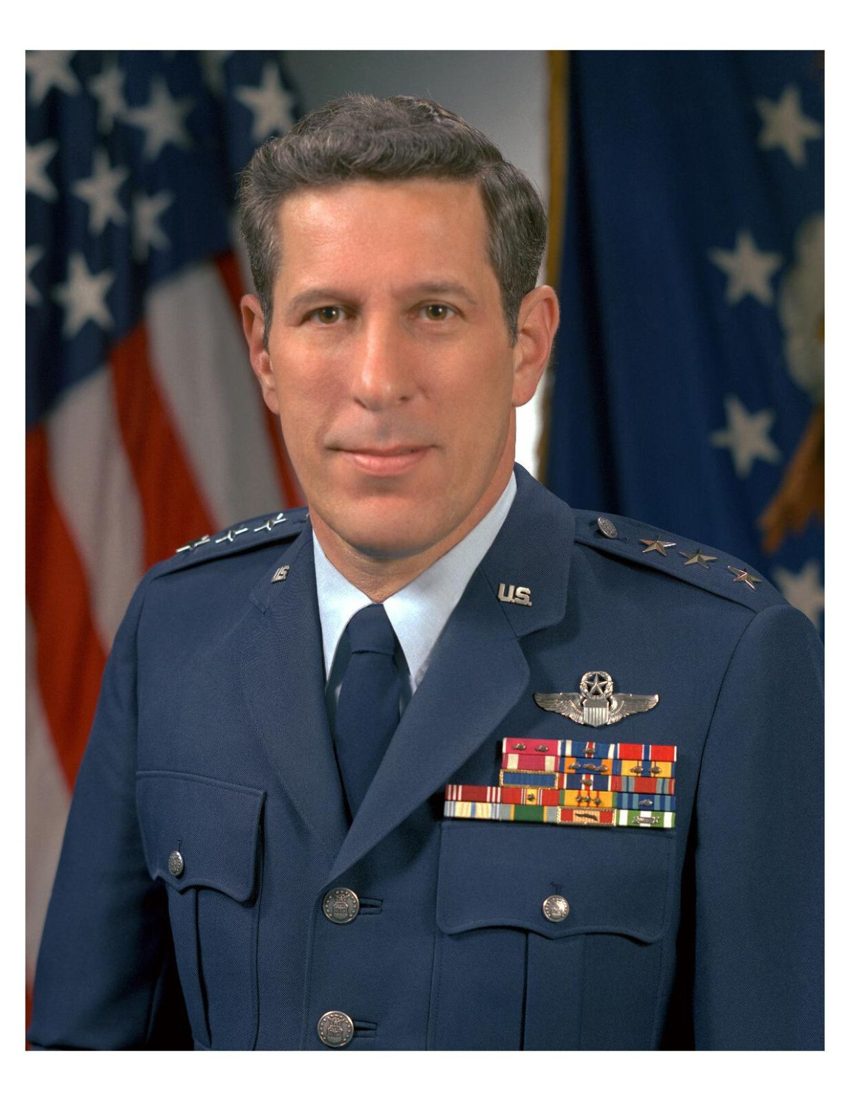 United States Air Force General Alfred G. Hansen 8x10 Photo On 8.5" x 11"
