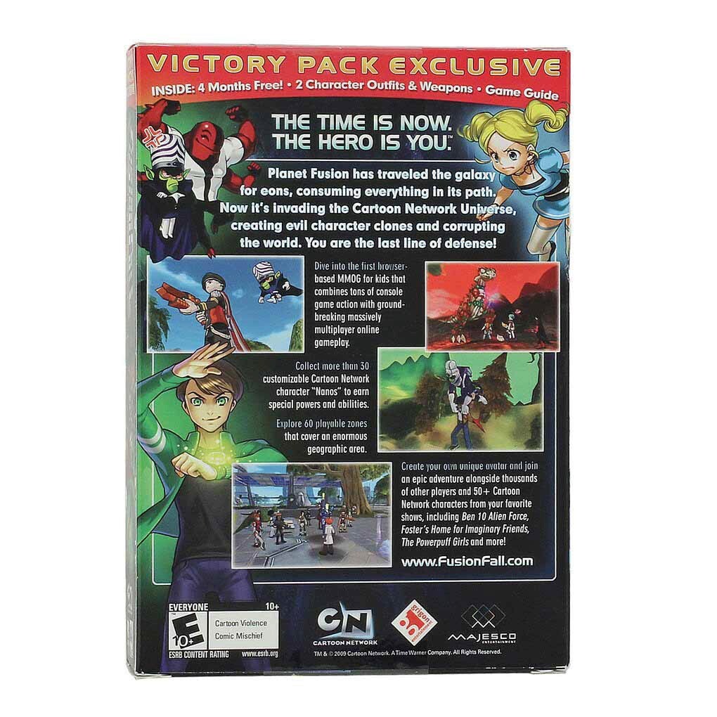 FusionFall Cartoon Network Universe (Windows, Mac): Fusion Fall Victory Pack NEW