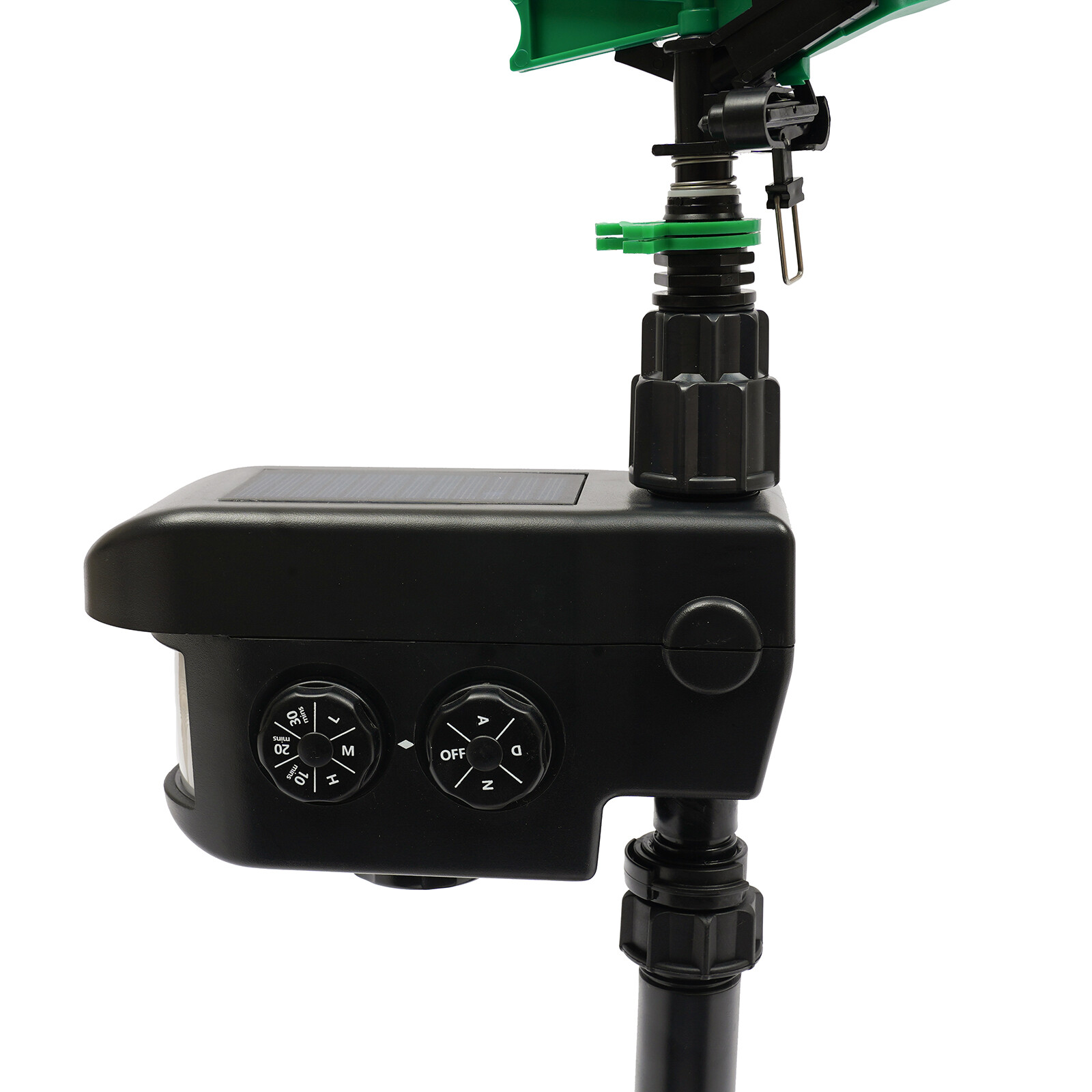 Solar Garden Animal Repeller Water Sprinkler Sensor Motion Activated Adjustable