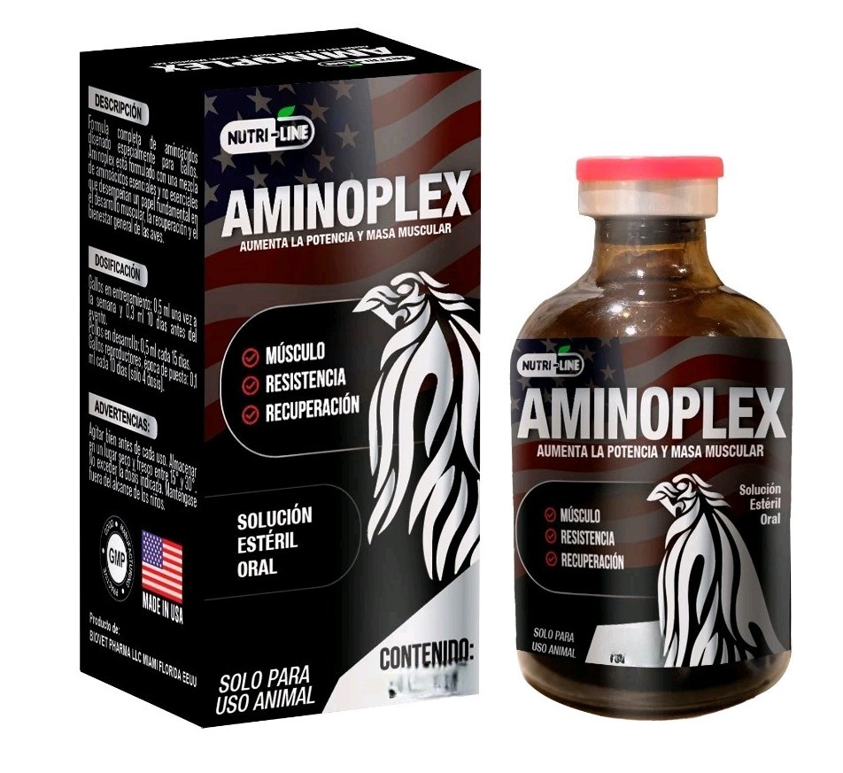 Nutri-line Aminoacidos Aminoacids For Roosters/Gallos Aminoplex 50ml Exp.02/28