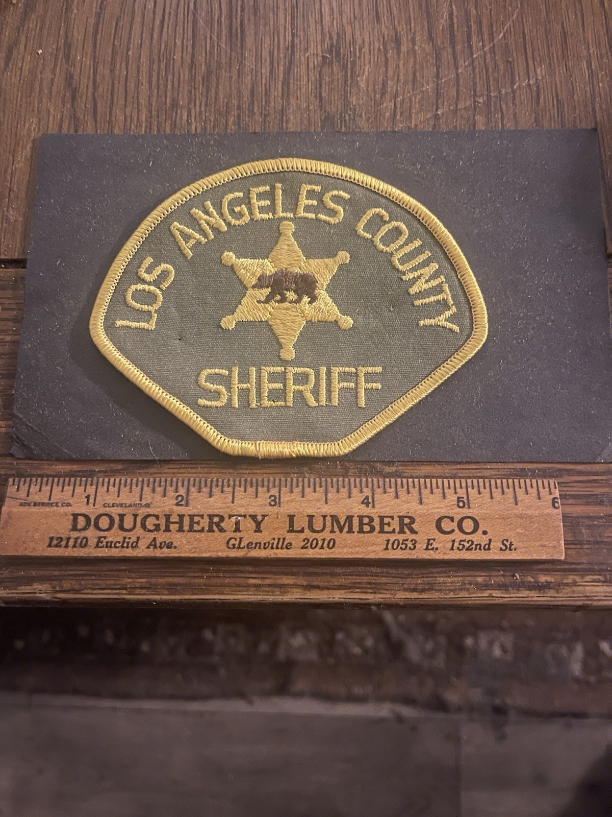 LOS ANGELES CALIFORNIA SHERIFF EARLY VEST OBSOLETE PATCH