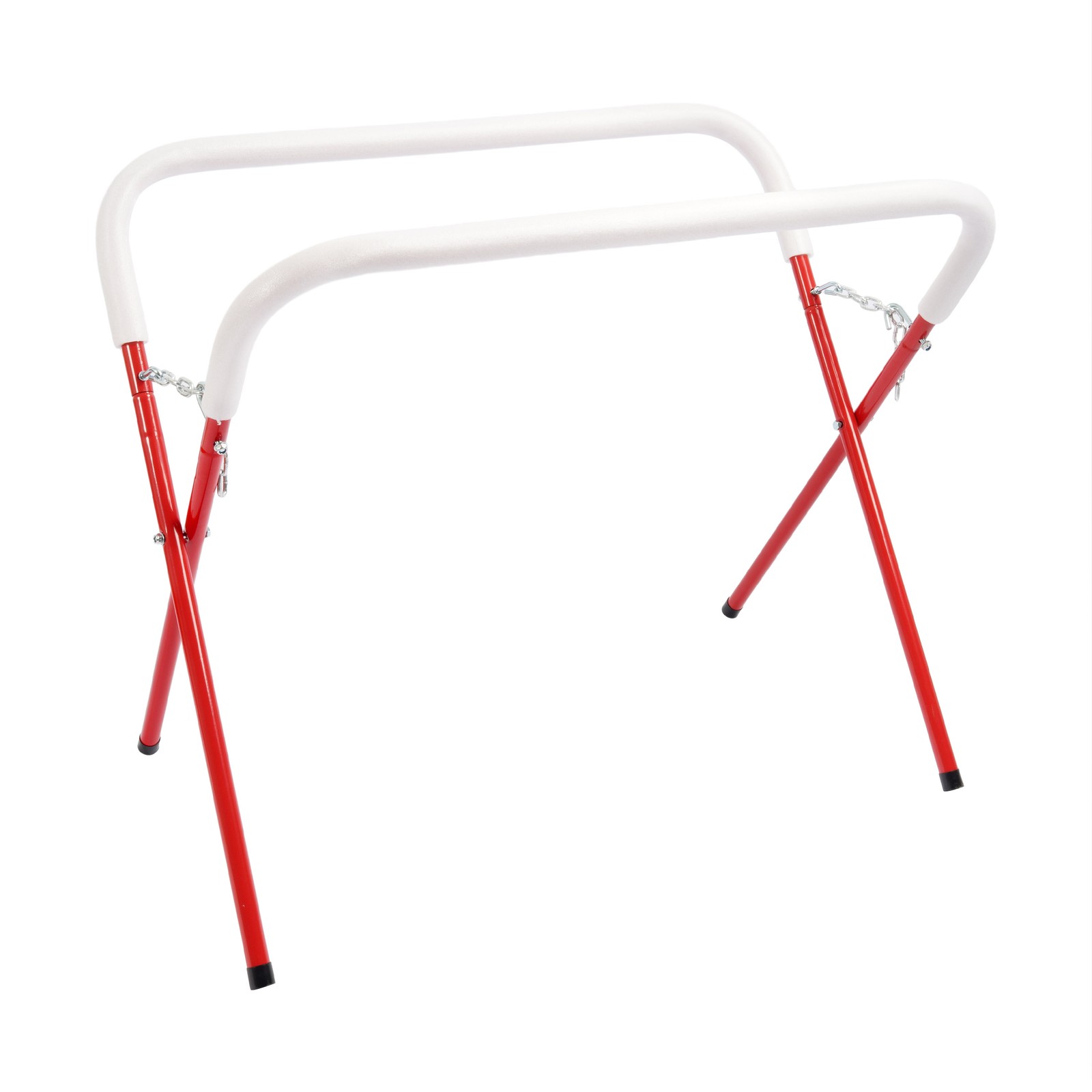 Red 500LBS Portable Folding Work Stand Auto Body Tool Painting Rack Steel Rubber