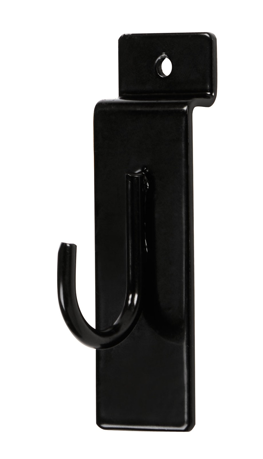 SSWBasics Black Display Hook for Slatwall - Pack of 50- Vintage Metal Slatwall