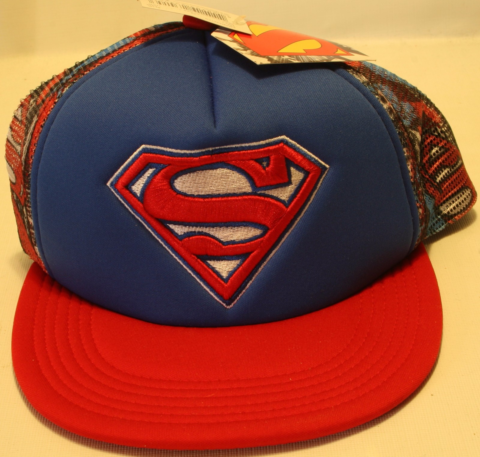 DC Comics Superman Hat Cap Warner Bros. Shield Logo New NWT