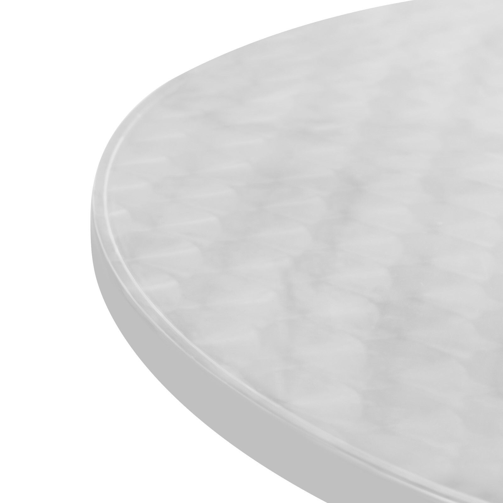 Versatile Round Bistro Table with Metal Base and Adjustable Height
