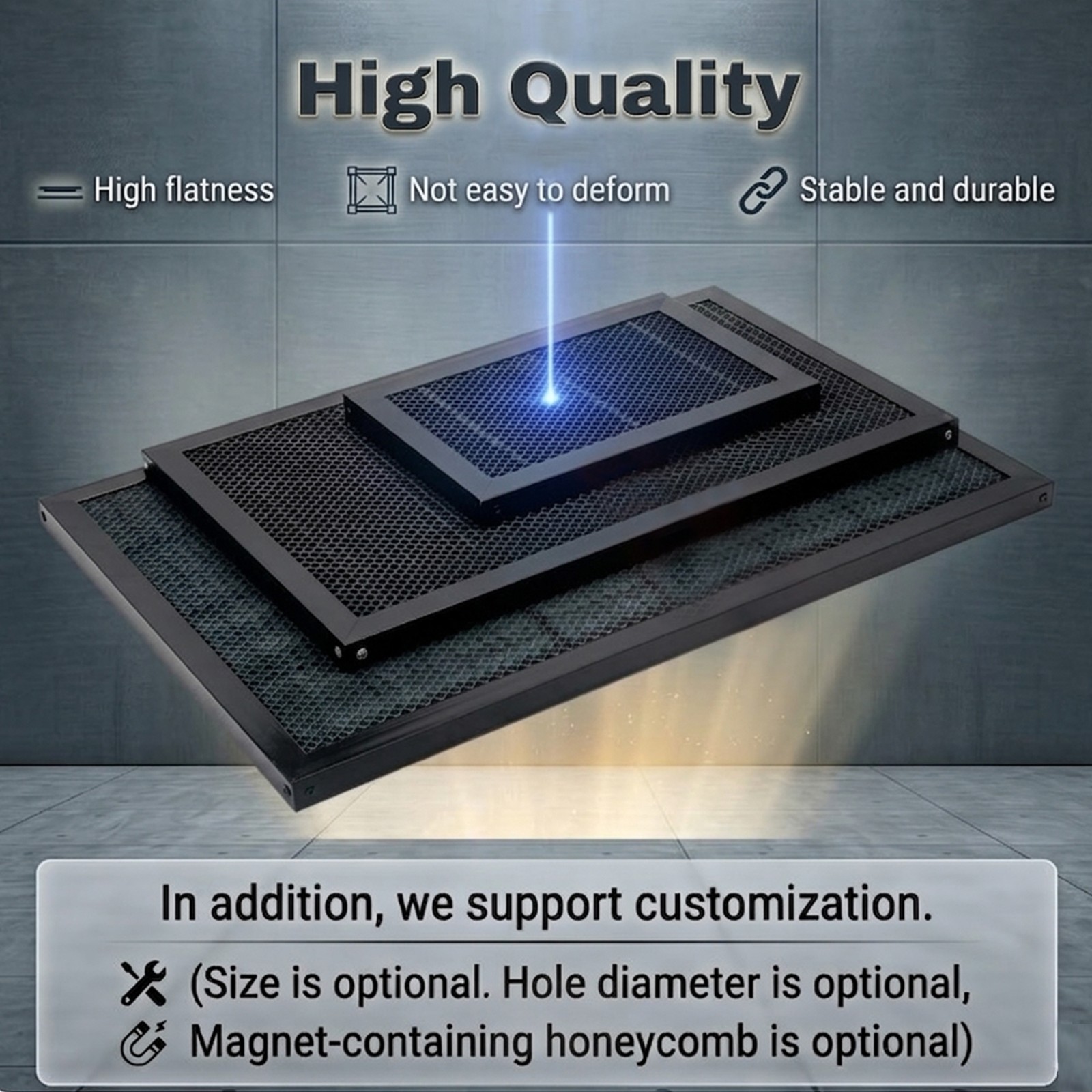 Honeycomb Table for CO2 Laser Engraver Cutting Machine 90x60cm Galvanized Iron