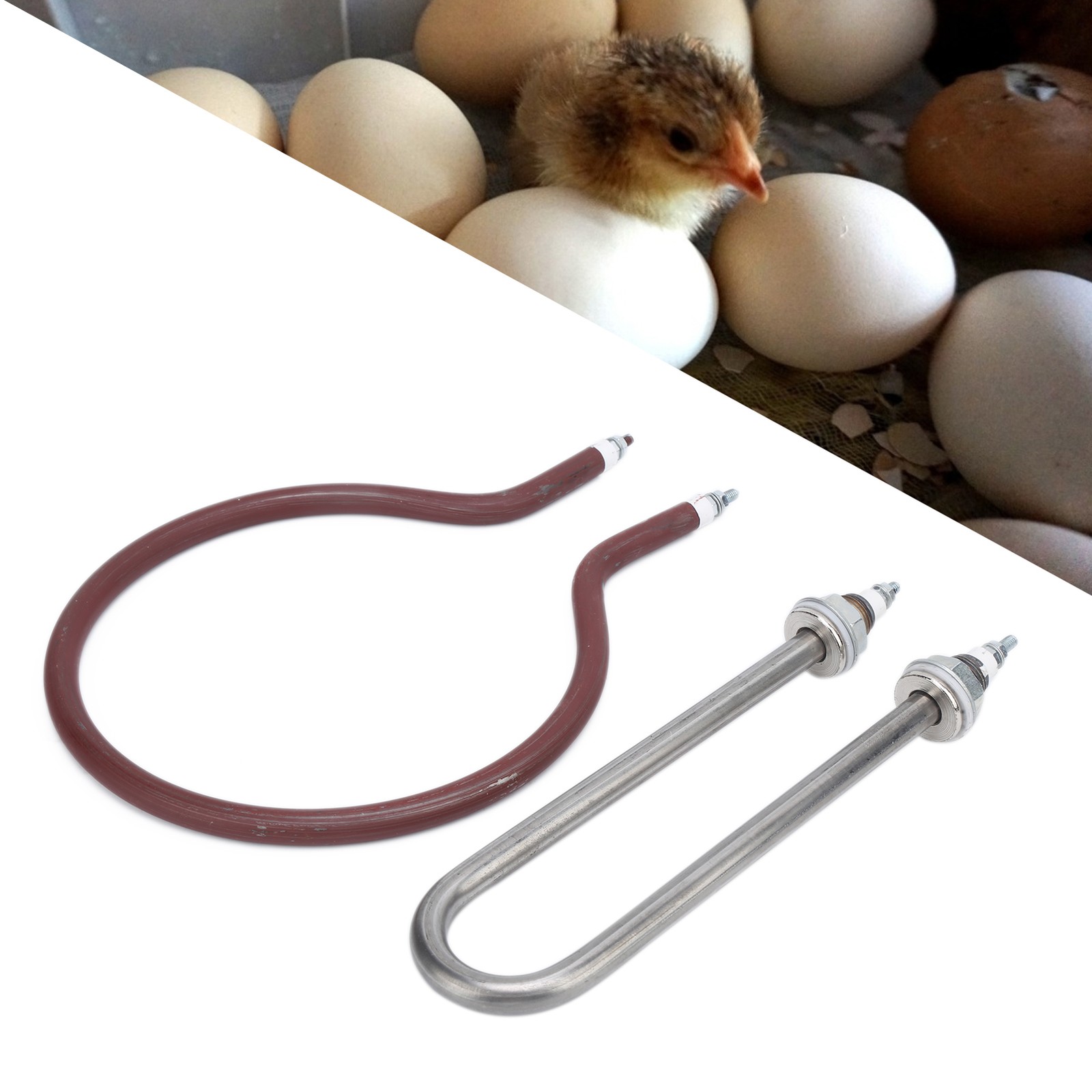 200W Incubator UShaped Humidification Tube Round Heating Elements For