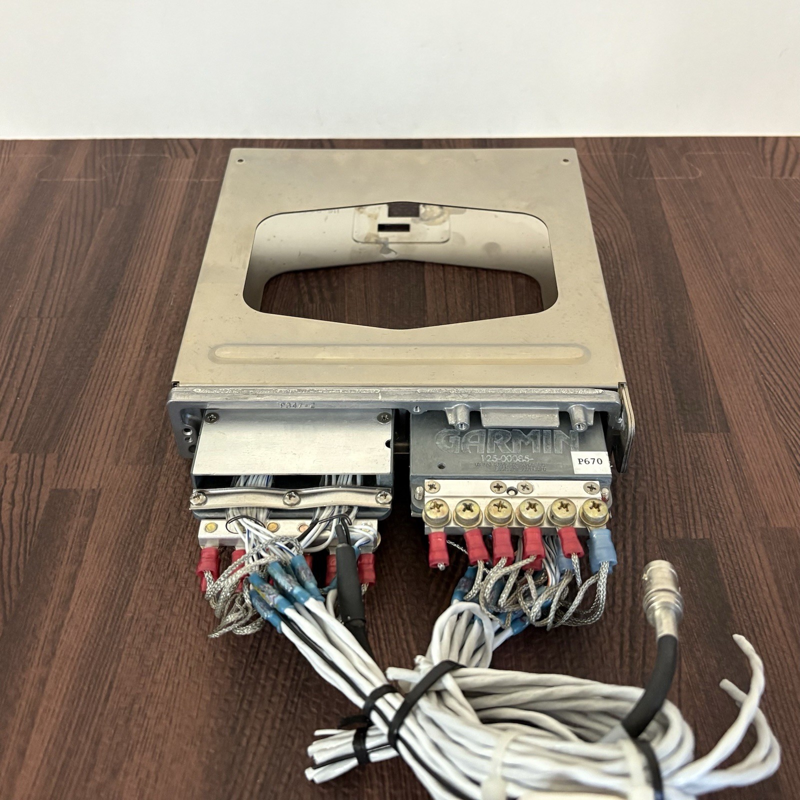 Garmin GMA 1347 Audio Panel Tray And Connector Kit