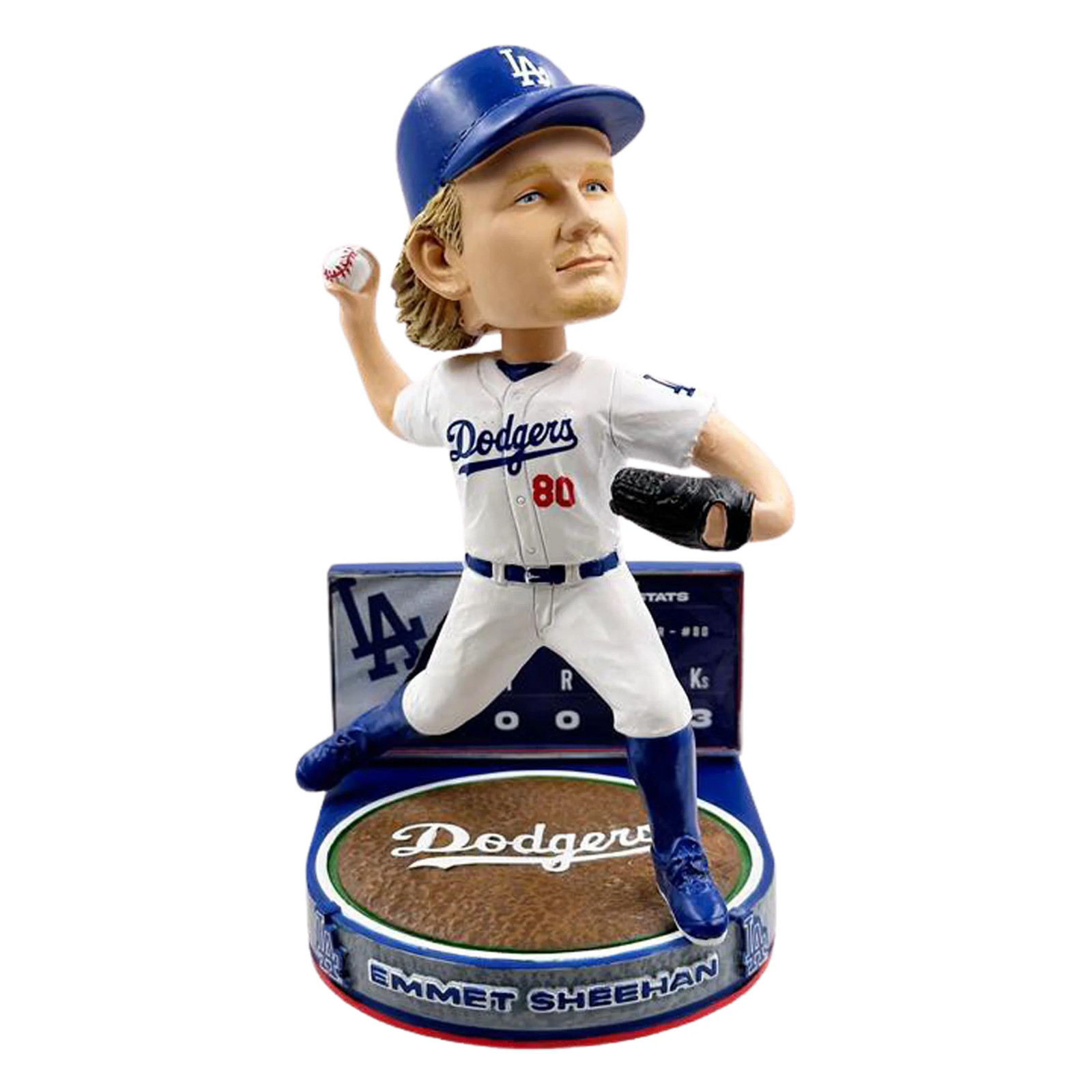 Emmet Sheehan Los Angeles Dodgers Major League Debut Bobblehead MLB