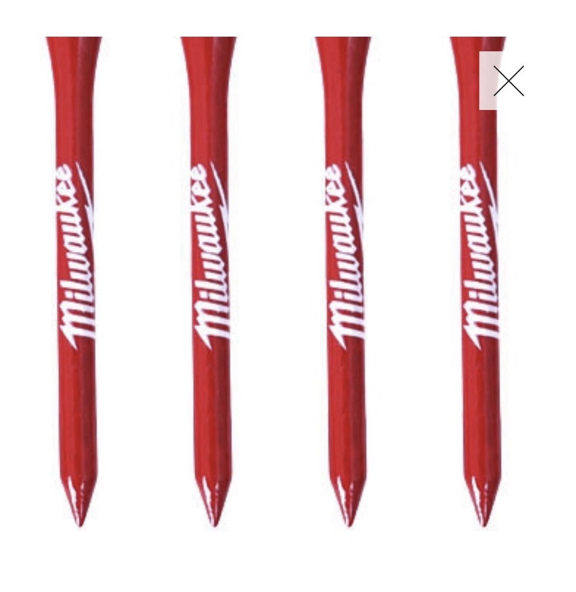 Milwaukee Golf Tee 10 Pack