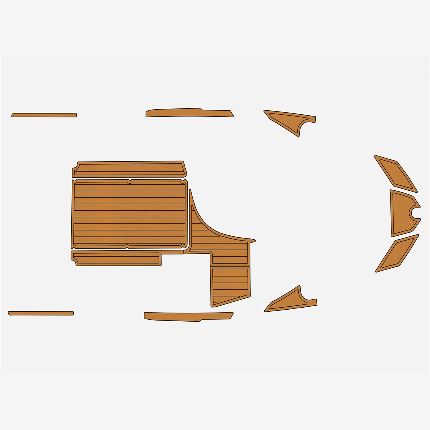 2011 AXIS A22 EVA Faux Teak Marine mat foam Floor