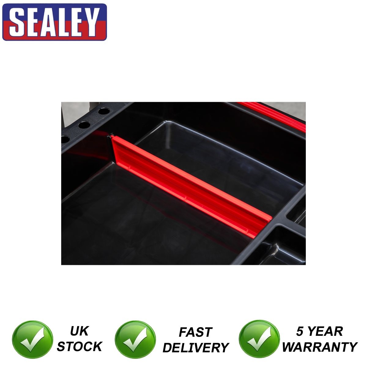 Sealey Composite Workshop Trolley with Parts Storage 3-Level CX313