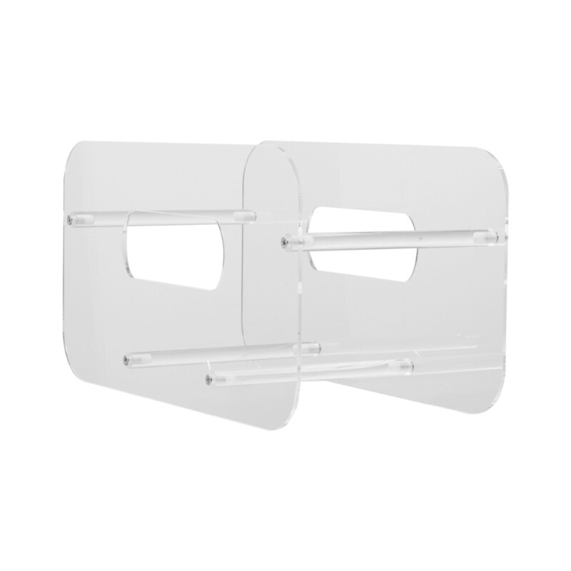Sturdy Acrylic Plate Organizers Rack For Efficient Kitchen And Dining Management