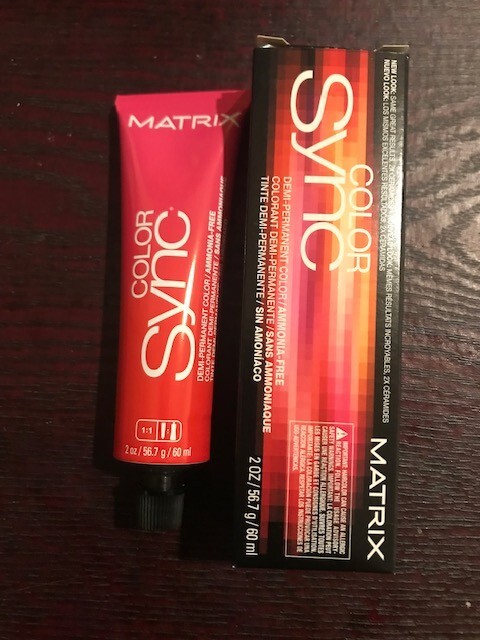 Matrix Color Sync-Demi-Permanent Color Light Brown Neutral 6N 2 Oz  /  NEW