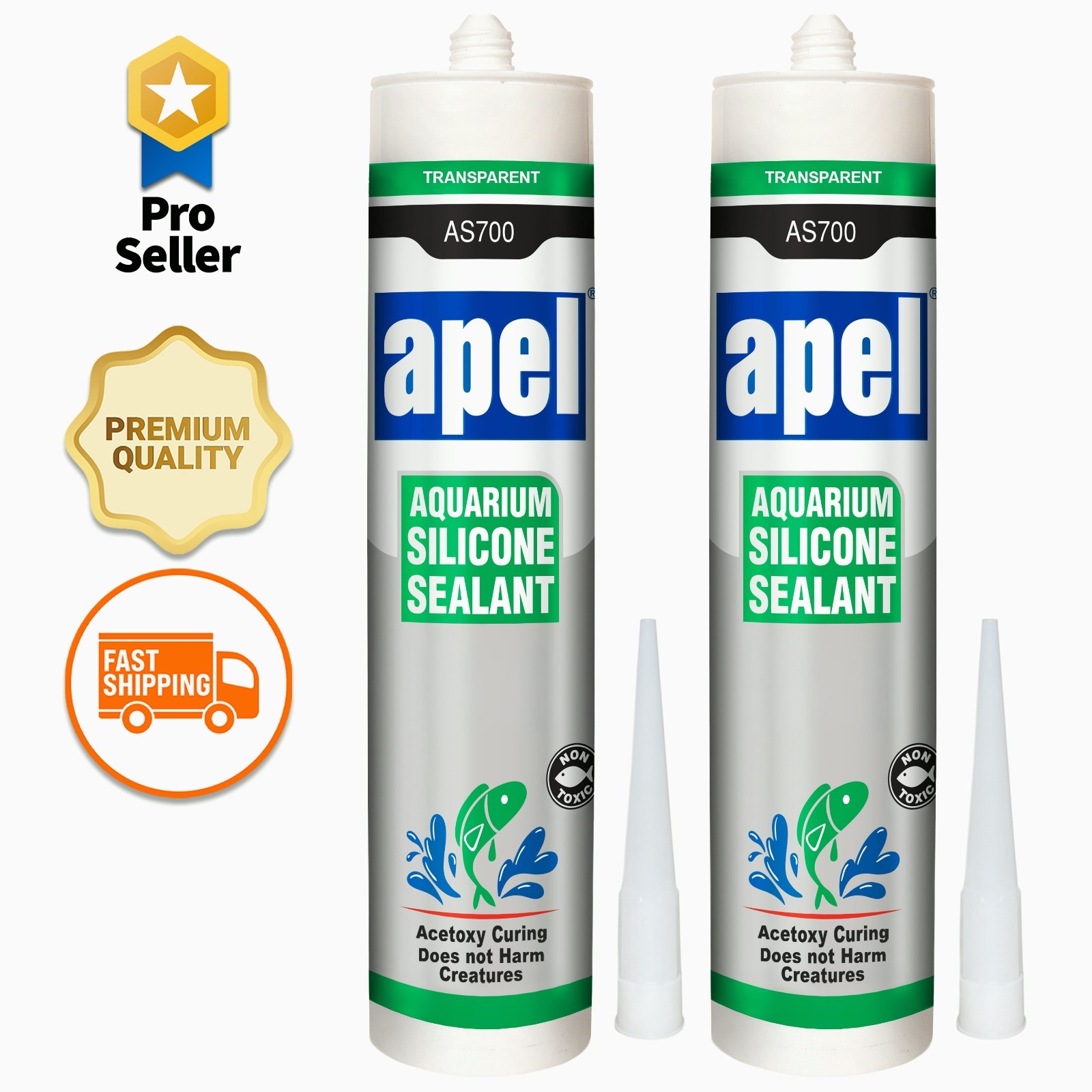 Aquarium 100% Silicone Sealant (10.4 fl oz)Non Toxic Safe for Fish