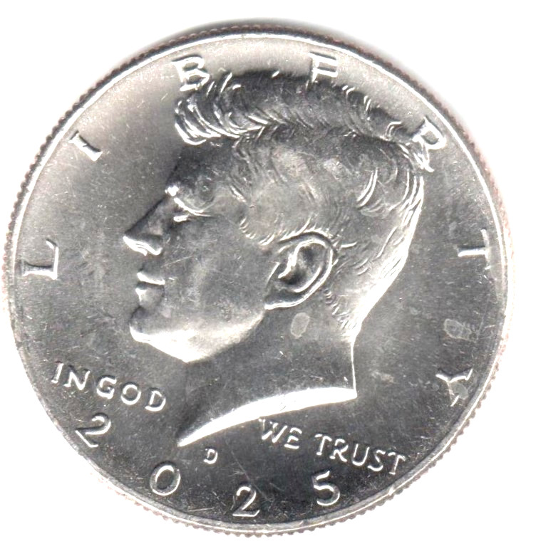 2025-D JFK Kennedy Half Dollar Choice BRILLIANT UNCIRCULATED - FREE SHIPPING