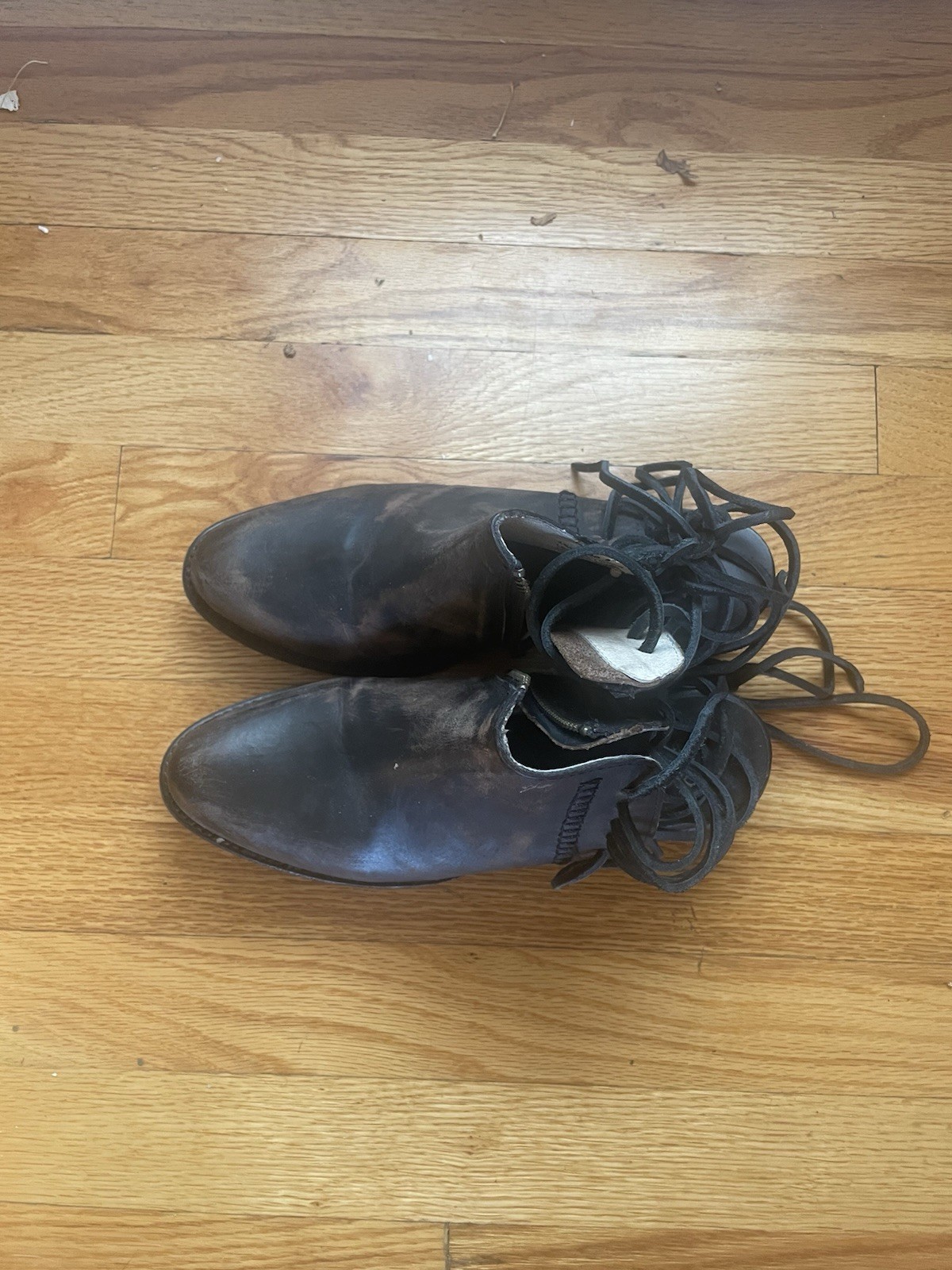 Civil War Era Reproduction Leather Lace-Up Boots Militaria