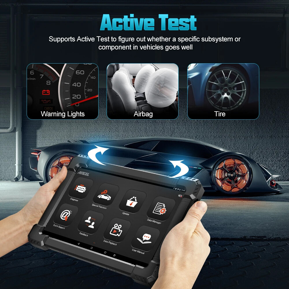 ANCEL X7 Full System Bidirectional OBD2 Scanner Car Diagnostic Tool ECU Coding