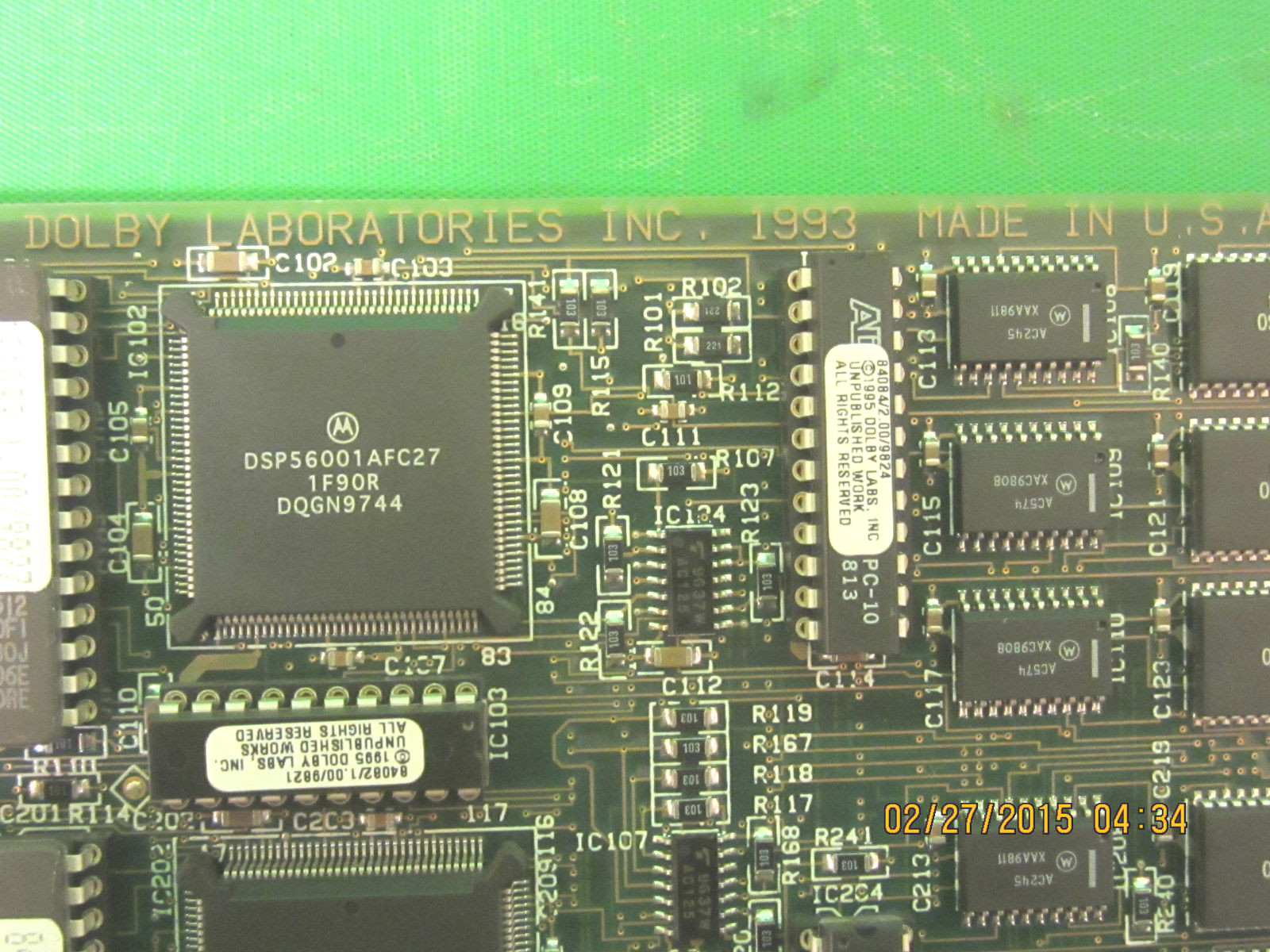 Dolby Cat.671 Dual DSP board DA20 for CP500 Cinema Sound Processor