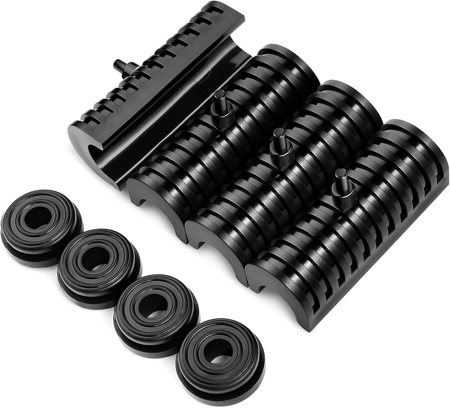 Rubber Mounts Support Cushion Hard Saddle Bags Saddlebag Fit for Harley Touri...