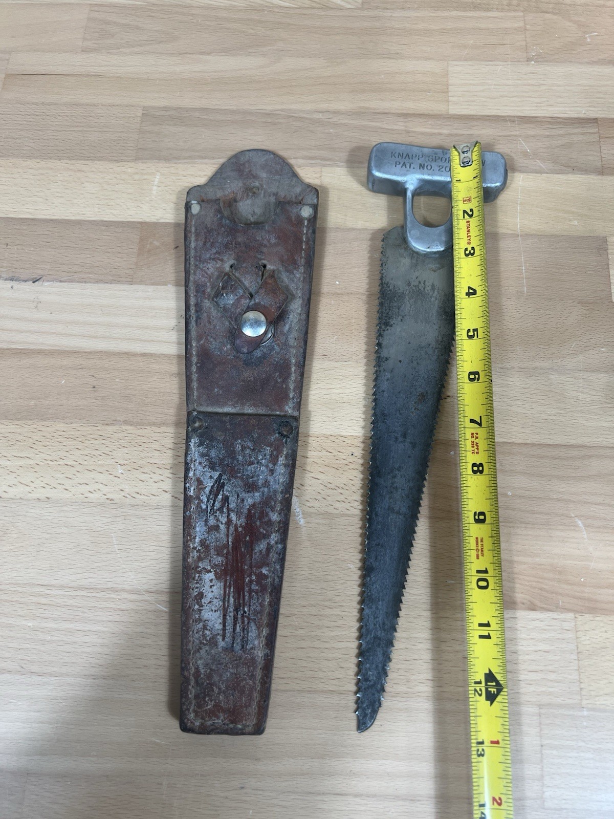 KNAPP SPORT SAW HUNTING KIT BONE SAW w SHEATH Nice Sharp - Nice!