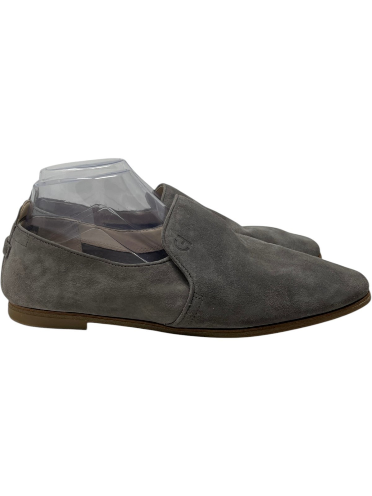 Cole Haan Slip On Flats Women's Size 10.5 Medium Tacoma Grey Suede Quiet Luxury