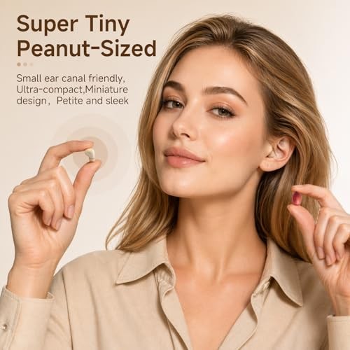 Discreet Mini Invisible Earbuds Wireless Bluetooth Micro Hidden Sleep Tiny Nude