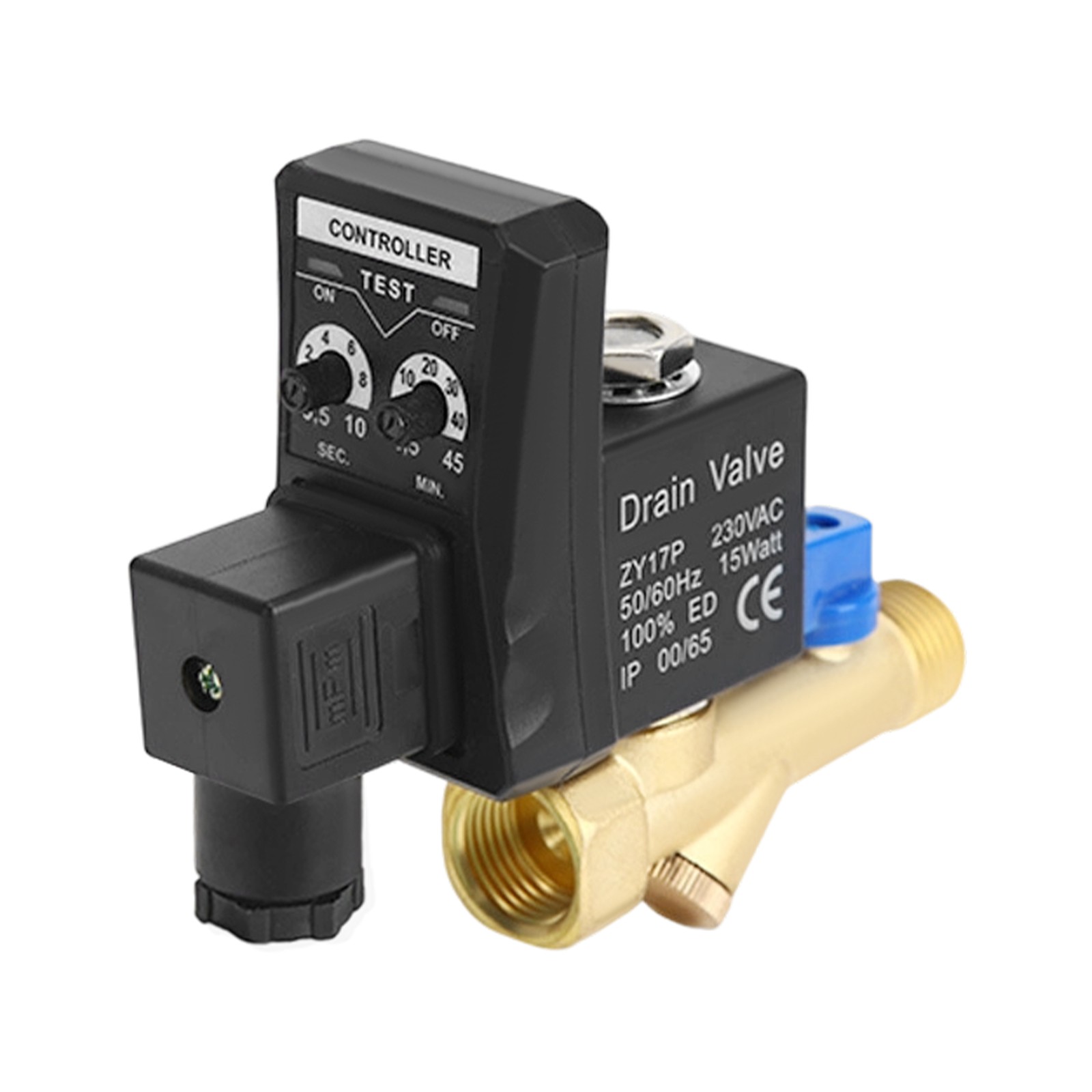 Ac110V 1/2" Automatic Electronic Timed Air Compressed Drain Valve For Dryer