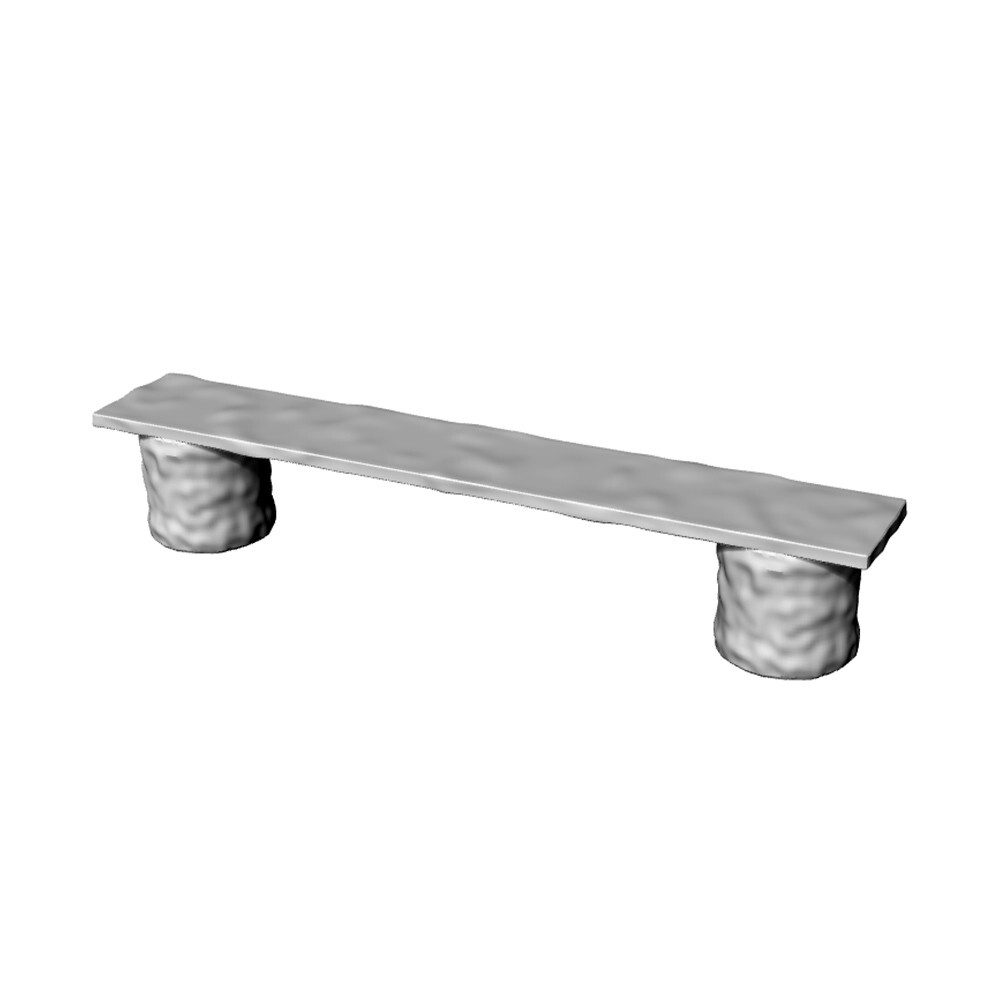 1/87 Yao's Studio LYT87283 Long Garden Stone Bench4pcs