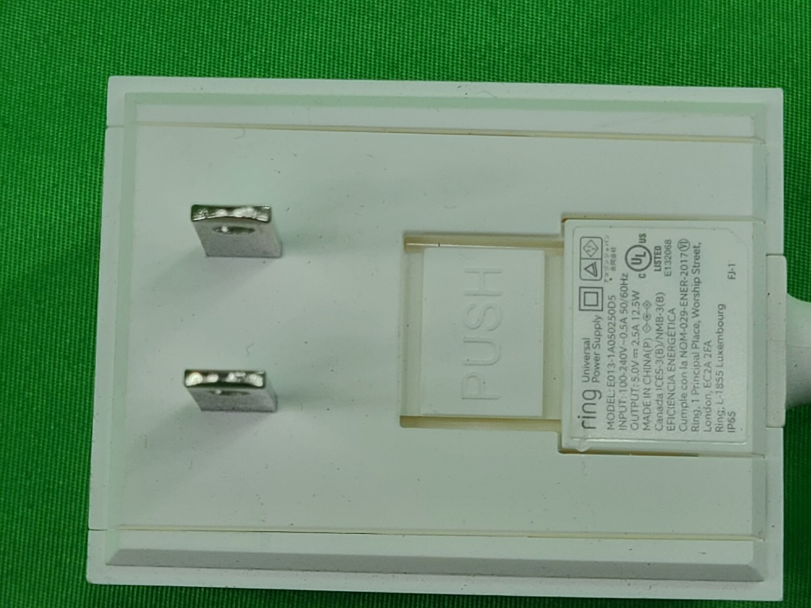 Ring 5V 2.5A Power Supply AC Adapter E013-1A050250D5