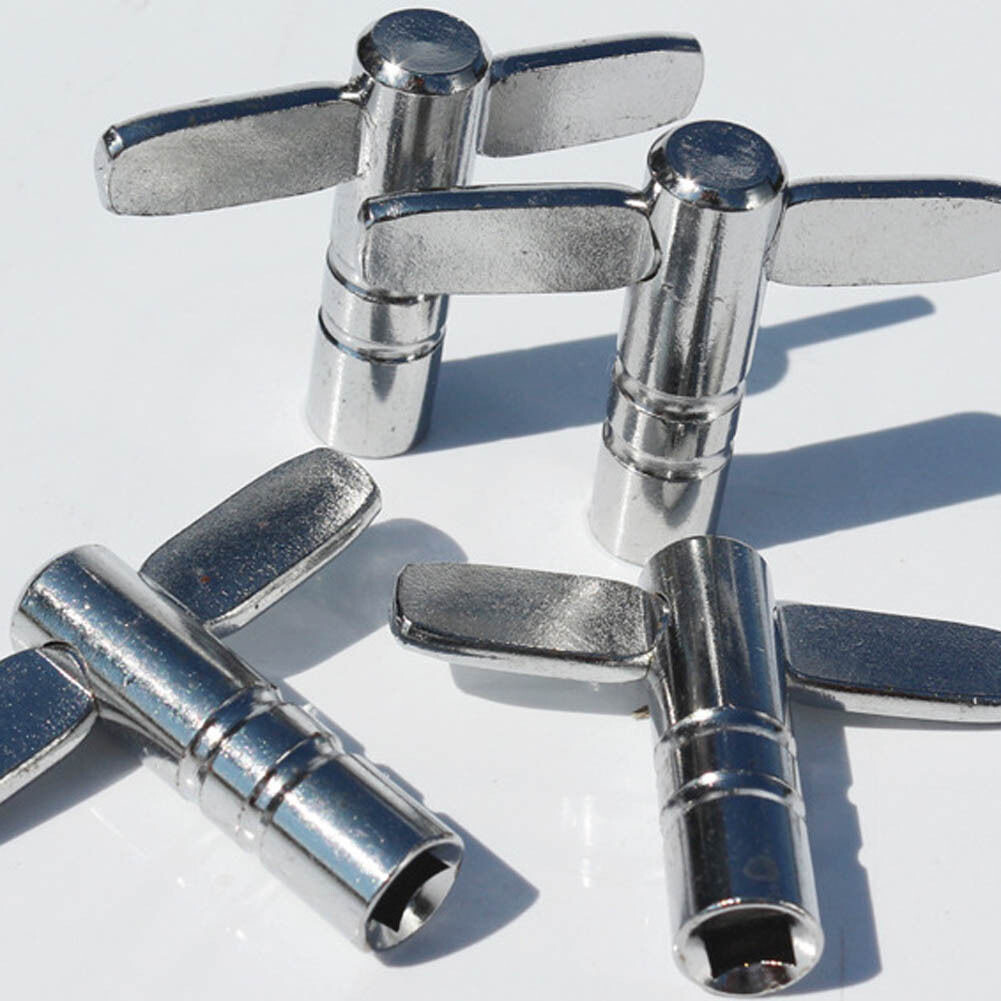 Adjustable Silvery Drum Skin Key Tuner Solid Square Socket Durable Tool New