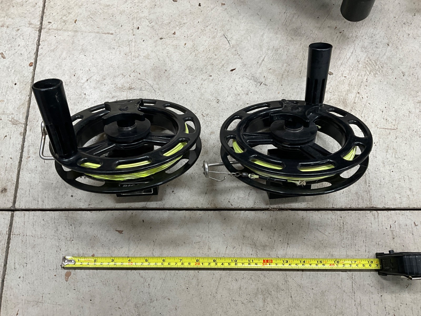 Big Jon Trolling Reels (2), nice shape, for planer board trolling