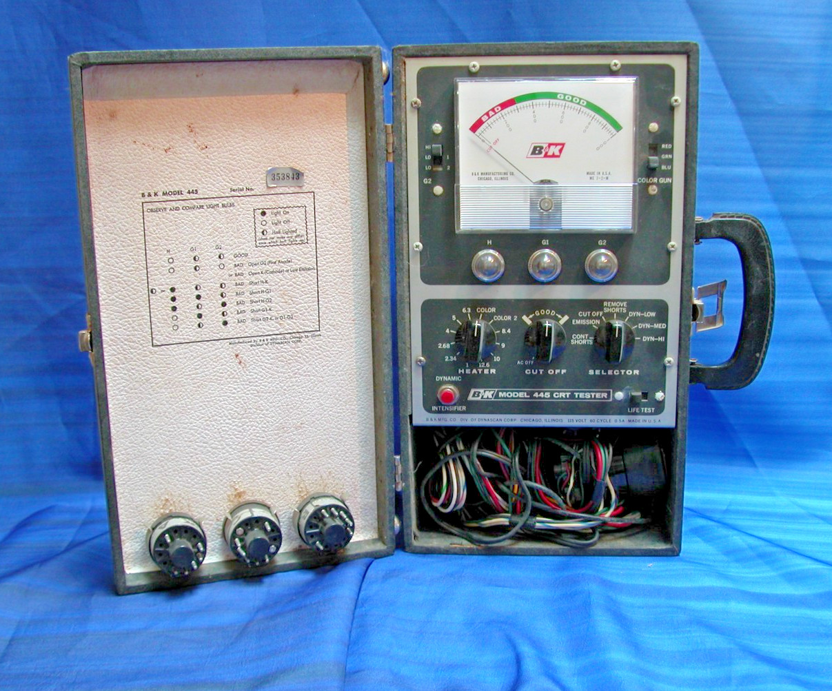 B&K CRT Tester Model 445 Color & Black and White