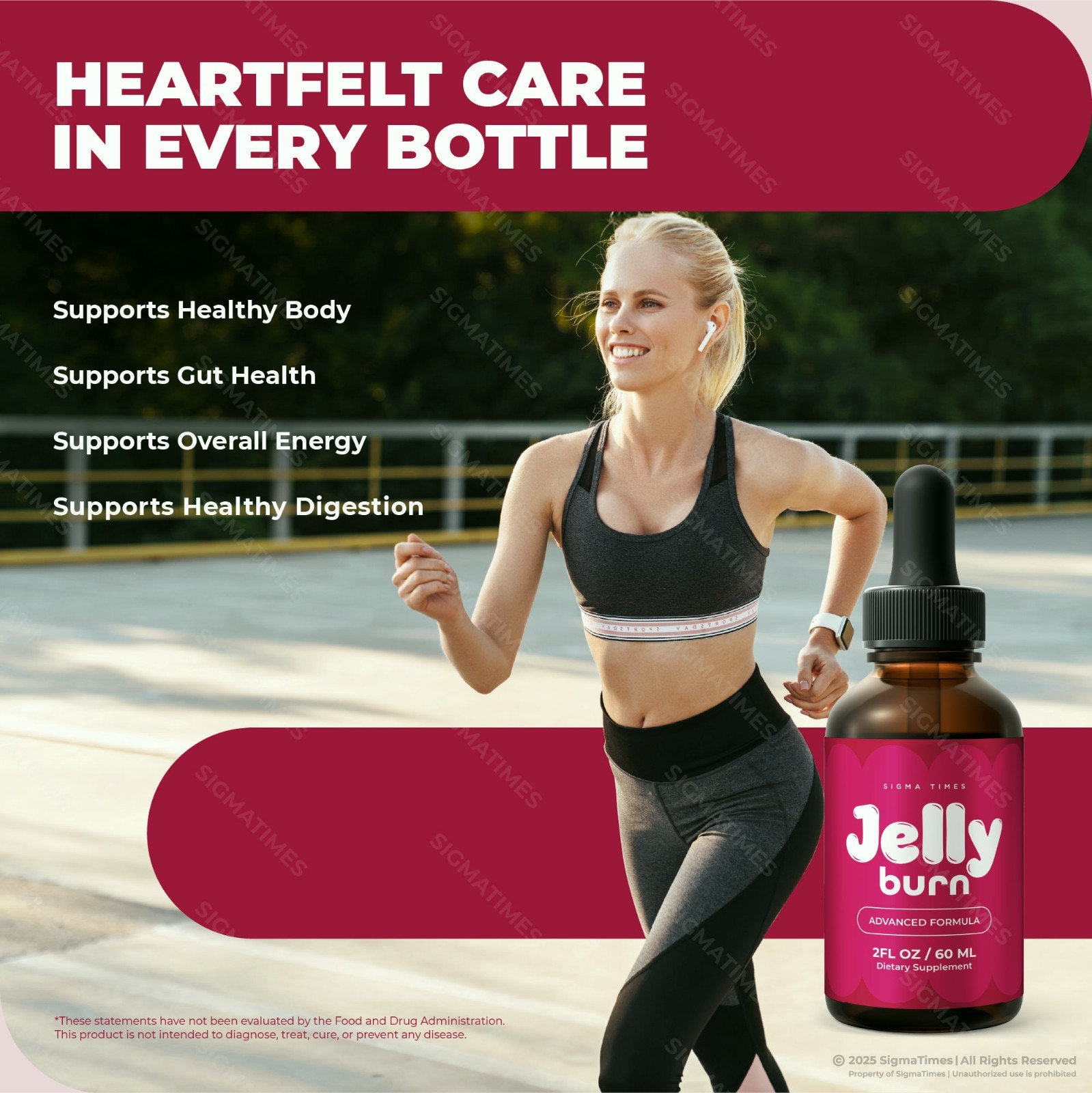 Jelly Burn Drops, Metabolism Support & Weight Loss Liquid Formula (30 serv)