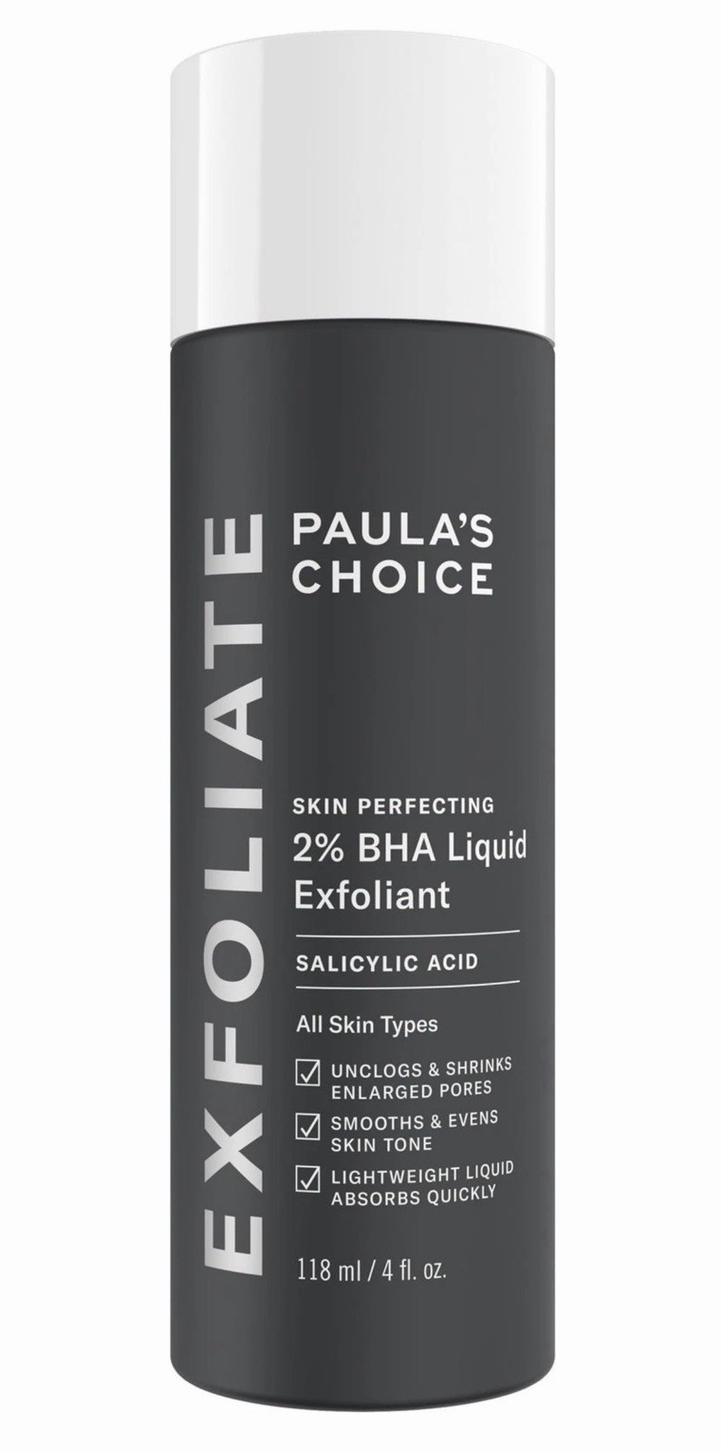 Paulas Choice Skin Perfecting 2% Liquid Exfoliant Salicylic Acid 4oz Exp 12/26 +