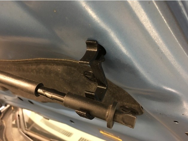 Nissan Leaf Hood Support Prop Rod Clip End Retainer 3D Printed ASA-CF No Rattle