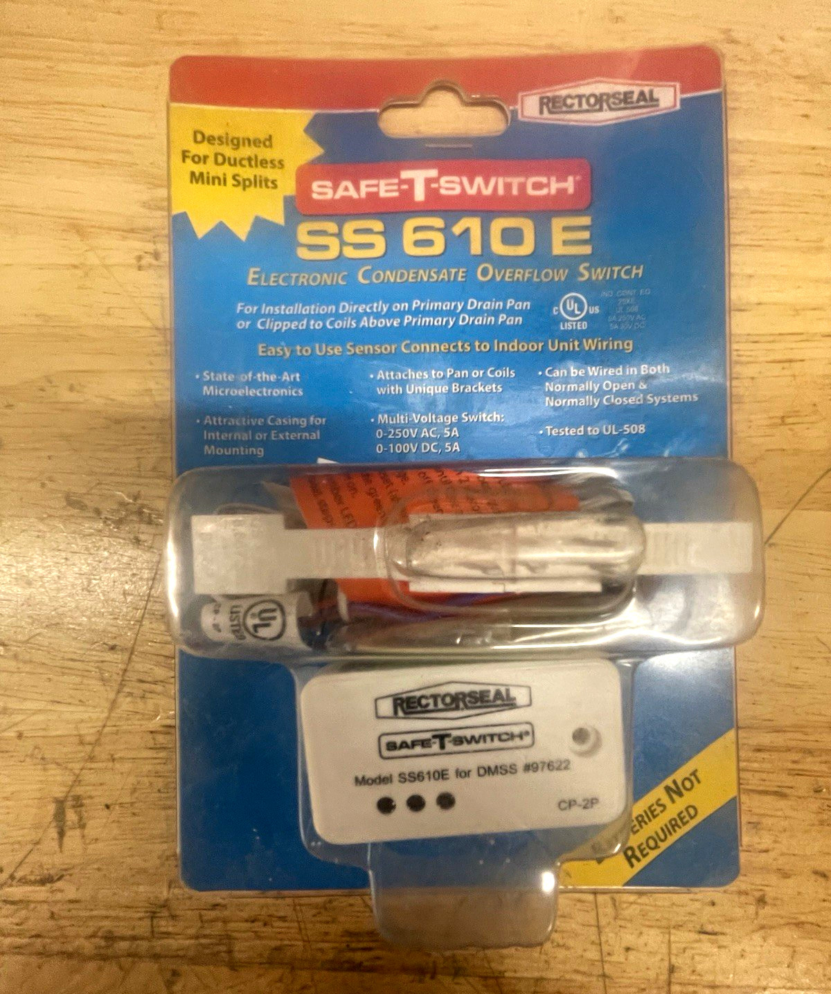 RectorSeal Safe-T-Switch SS610E Electronic Condensate Overflow Switch 97622