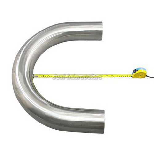 CXRacing 4" 180 Degree U 304 Stainless Steel Mandrel Bend Pipe Tubing Tube