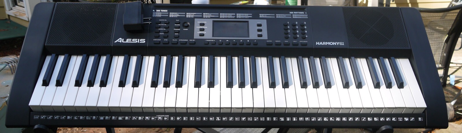 Alesis Melody 61 MKII 61-Key Portable Keyboard 300 Tones 300 Voices With Adapter